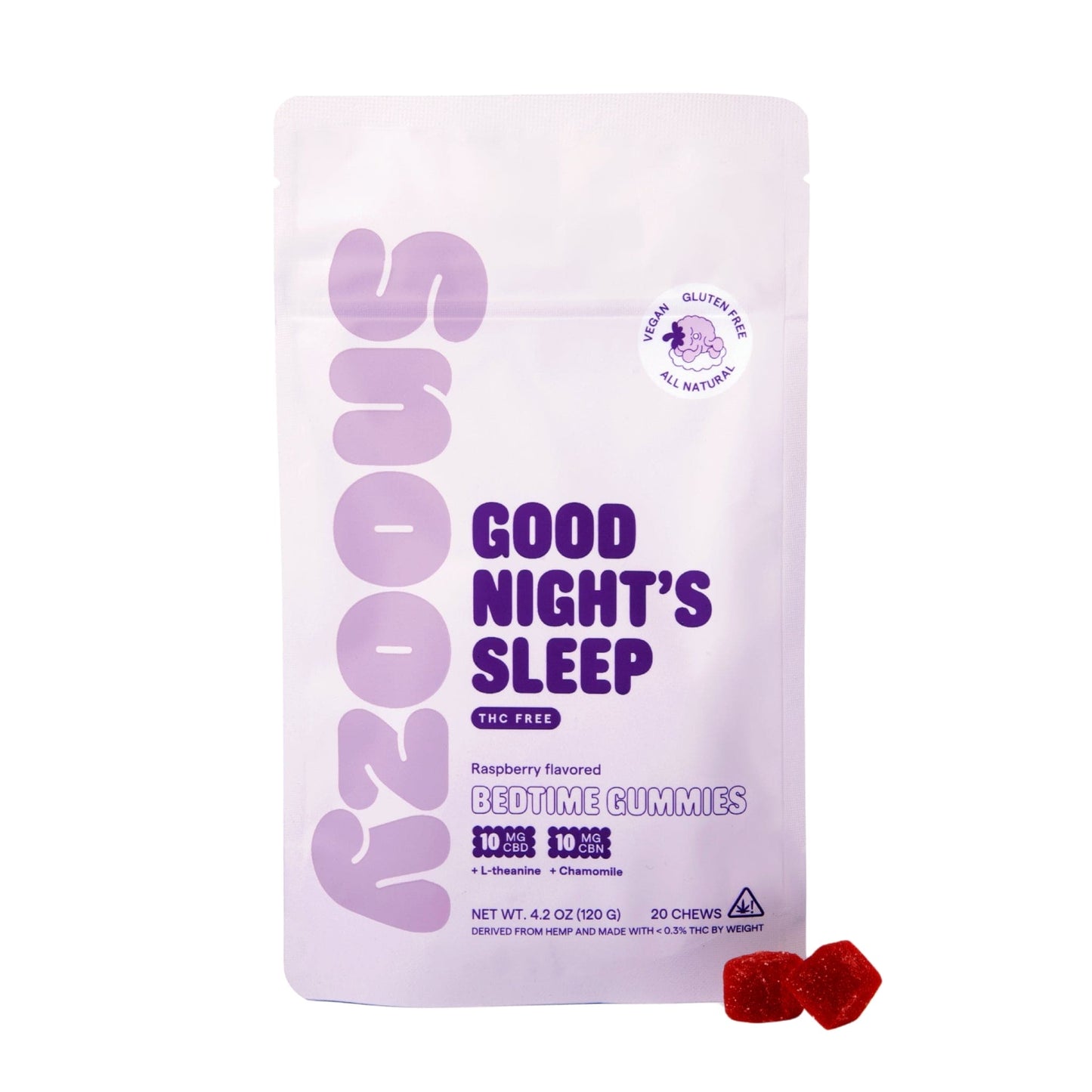 Good Night's Sleep: THC-Free Bedtime Gummies